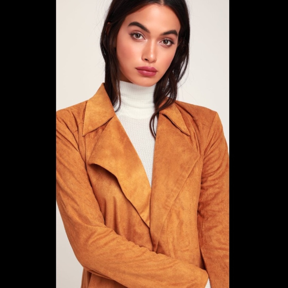 💓Tan Suede Trench Coat💓